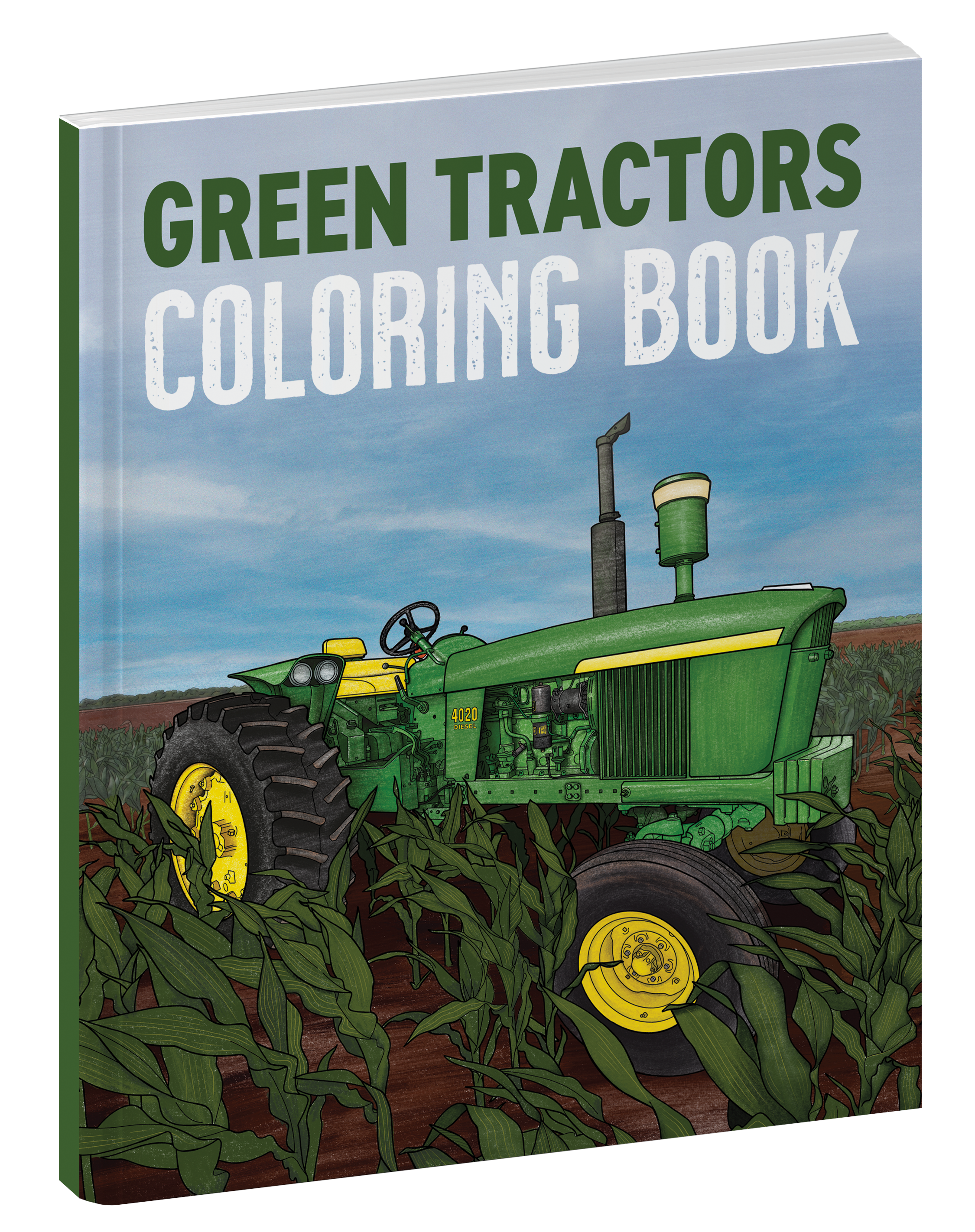 Construction machines - Big coloring book for kids ages 4-8