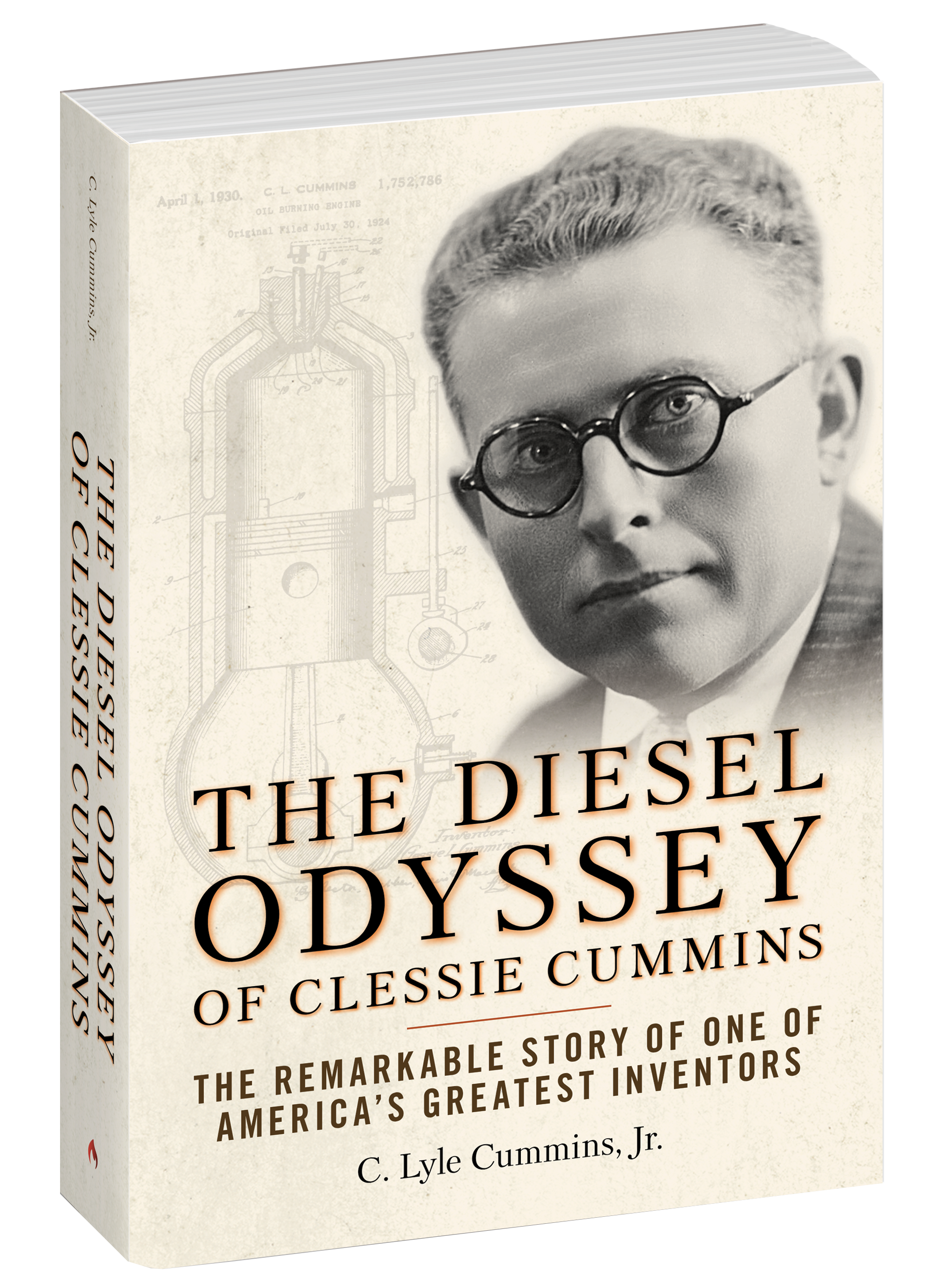 Cover file for The Diesel Odyssey of Clessie Cummins by C. Lyle Cummins, Jr.