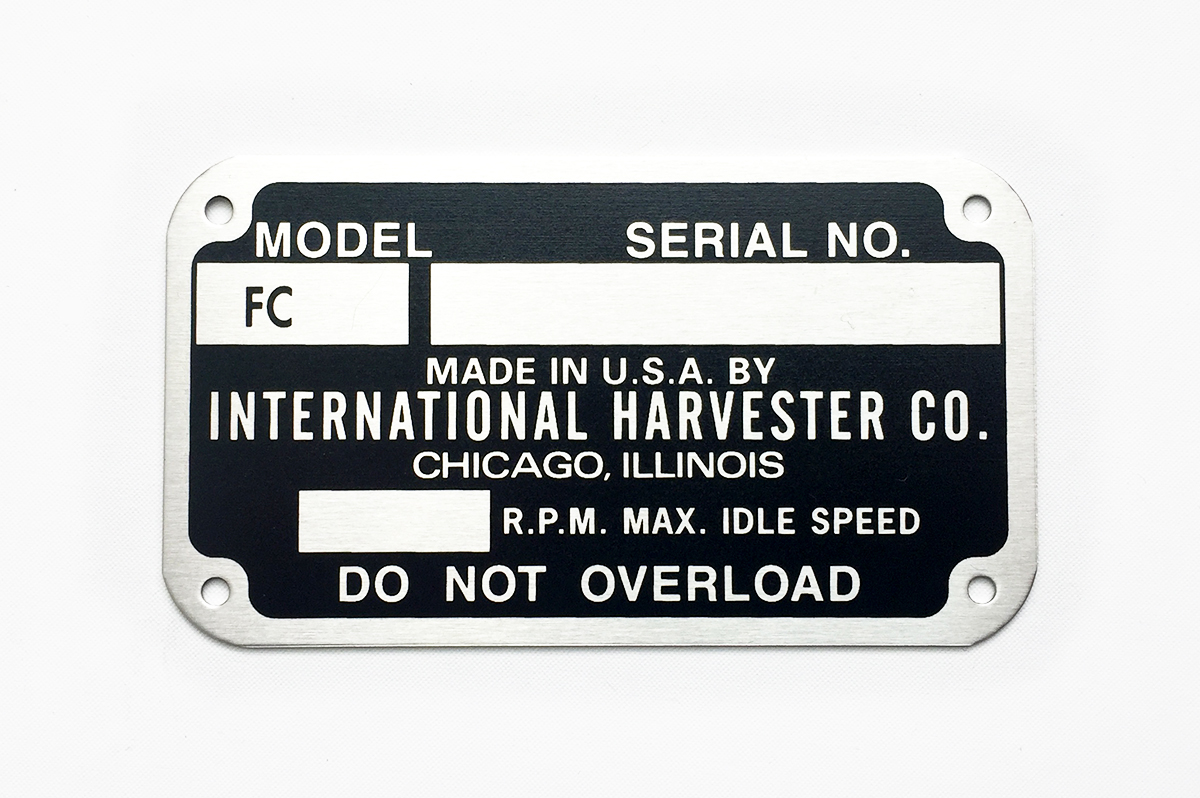 international harvester serial number decoder
