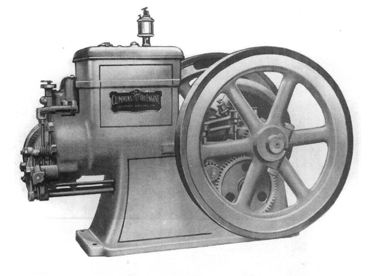 Clessie’s first production “oil” engine built under a Hvid license in 1919. It preceded those made for Sears.
