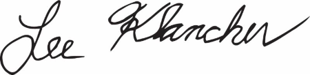 Lee Klancher's Signature