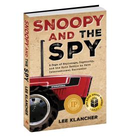 Snoopy book cover with IPPY and IBPA Award Stickers