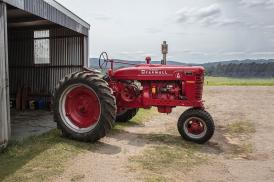 Farmall AM Tractor Wider View