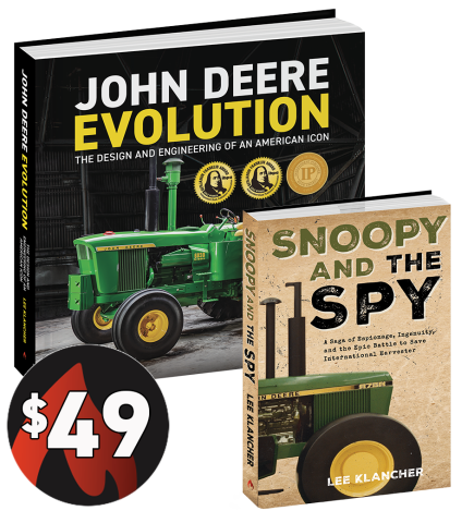 John Deere Evolution and Snoopy and the Spy with $49 Price Tag