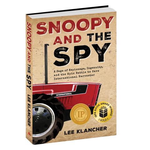 Snoopy book cover with IPPY and IBPA Award Stickers