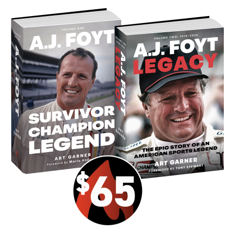 AJ Foyt Volume 1 & 2 Hardcover Set 
