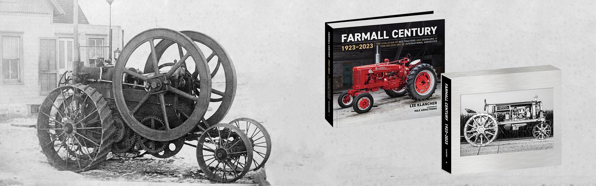 burger tractor with farmall century book covers