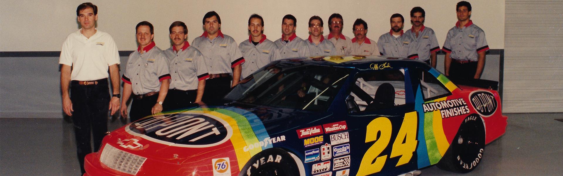 Original DuPont Racing Team for No. 24 Car